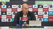 齐达内:不后悔夏天放走J罗 离队是他的决定我为他高兴