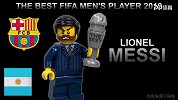 乐高再现FIFA年度颁奖礼 史上最"苦大仇深"版梅西出镜