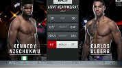 UFC第259期垫场赛：恩泽丘库鲁VS卡洛斯-乌尔伯格