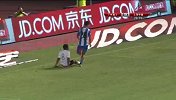 中超-14赛季-联赛-第18轮-富力阿隆禁区前张弓搭箭 远射被门将扑出底线-花絮