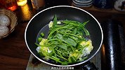空心菜怎么做好吃，营养又好吃的空心菜炒鸡蛋，超级开胃