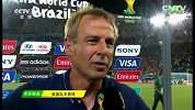 世界杯-14年-小组赛-G组-第1轮-赛后采访克林斯曼 能够赢得胜利很高兴-花絮