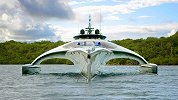 全球最大的三体超级游艇，外型惊艳更加节油，造价1500万美元