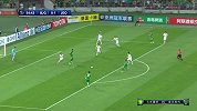 第55分钟北京国安球员张稀哲射门