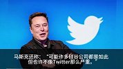 马斯克谈推特大规模裁员：许多员工在“摸鱼”