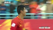 中国队连续围攻！ 刘奕鸣头球后蹭擦柱而出