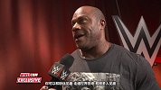 WWE-18年-RAW第1322期后台采访 7次健美冠军菲尔·希斯盛赞魔力劳利充满活力-花絮