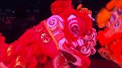 篮网主场新春贺岁夜 中场间歇带来舞狮秀
