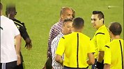 德甲-1415赛季-热身赛-赛后输球瓜迪奥拉无视美联队教练握手 径直离开-花絮