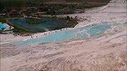 旅游-比黄龙五彩池更养眼的棉花堡胜景.土耳其好游景点 1