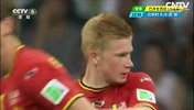 世界杯-14年-淘汰赛-1/8决赛-比利时队德布劳内摆脱后射门偏出-花絮