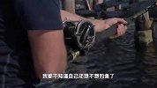 外国牛人垂钓巨型石斑鱼，鱼线硬是被拉断，太刺激了