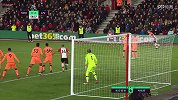 英超-1718赛季-联赛-第27轮-射门58' 南安普顿任意球造险 霍特垫射偏出