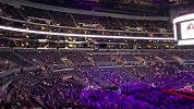 【PP体育在现场】斯台普斯内部一片紫色 科比追思会即将开始