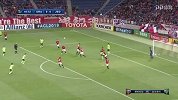 第47分钟全北现代球员崔喆淳射门