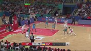 中国男篮热身赛-18年-就是要耍你！赵睿圈顶1v1戏耍对手打成2+1-花絮