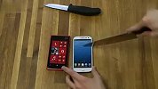 数码-刀子切切切！诺基亚Lumia920与三星Galaxy S3暴力测试