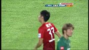 中国足协杯-13赛季-淘汰赛-1/4决赛-荣昊边路内切射门差之毫厘险破门-花絮