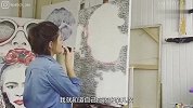 接吻的艺术：女艺术家用嘴唇亲吻作画