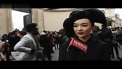 [风尚最前沿]霍思燕巴黎出席Dior秀 极致美艳黑帽显艺术范