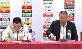 吴庆龙携张骋宇出席赛后发布会 全程黑脸一言未发