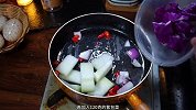 紫包菜怎么做好吃，简单又好吃的紫包菜炒冬瓜，超级开胃