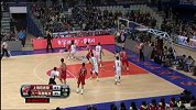 CBA-1314赛季-常规赛-第7轮-韩硕三分弧顶强投三分球在框上颠了两下还是进啦-花絮