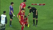 中超-14赛季-联赛-第23轮-79分钟 亚泰阎峰大腿抽经被抬下场-花絮