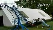 发烧友 自家院子DIY过山车