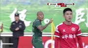 2-0！绿城后场断球崔仁送出传中 迪诺左脚推射破门