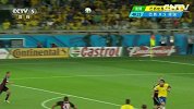 世界杯-14年-淘汰赛-半决赛-巴西高空球传中 奥斯卡摔倒在禁区内-花絮