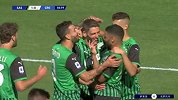 第19分钟萨索洛球员贝拉尔迪进球 萨索洛1-0克罗托内