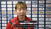 女乒世界杯丁宁赛后采访 横扫世界第一反超刘诗雯