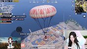 和平精英柔柔：队友全灭，留我跳伞看风景？