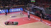 CBA-1415赛季-常规赛-第22轮-陈世念长传前场 睢冉快攻上篮球进（山东vs广东）-花絮