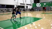篮球-16年-周琦试训合辑：杜兰特即视感精准长2分投篮 单手劈扣霸气无比！-专题