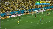 世界杯-14年-小组赛-A组-第3轮-巴西队边路传中内马尔凌空抽射被门将挡出-花絮