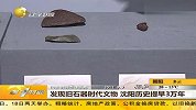 发现旧石器时代文物沈阳历史提早3万年