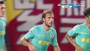 这就是球星！黄海吊传禁区 贝尔杜顺势凌空抽射破门