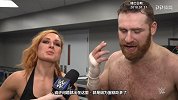 WWE-18年-混合双打挑战赛：萨米辛比赛告负甩锅生日蛋糕 贝基伤心痛哭-花絮