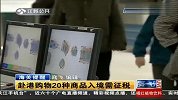 海关提醒：赴港购物20种商品入境需征税