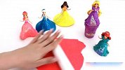 橡皮泥手工制作迪士尼公主
