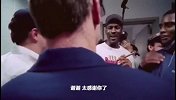 乔丹98年夺冠之夜 好莱坞当红巨星莱昂纳多进公牛更衣室朝圣！