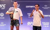 UFC237媒体日对视 冷玫瑰深入敌营迎战强敌