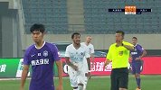 下半场补时第3分钟天津泰达球员赵英杰黄牌