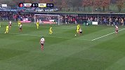 第24分钟基士多尼亚球员Dan Bennett射门 - 打偏