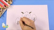 懒羊羊儿童益智简笔画教学---小卡手工课