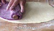 1碗面2块紫薯，农村大妈分享新吃法，软糯香甜，颜值高味道好