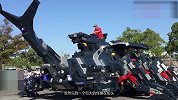 日本天才苦心钻研11年 发明巨型机械甲虫汽车