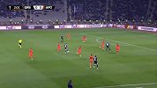 第3分钟卡拉巴赫球员米歇尔射门 - 打偏